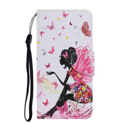 For iPhone 16 Pro 3D Colored Drawing Flip Leather Phone Case(Dance Girl) - iPhone 16 Pro Cases by buy2fix | Online Shopping UK | buy2fix