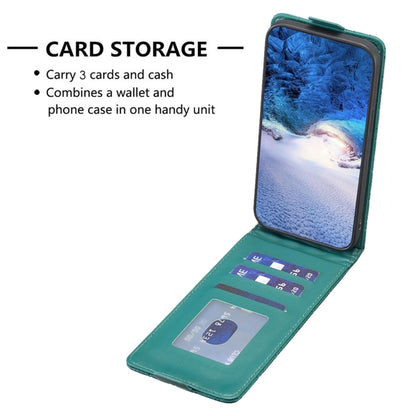 For Xiaomi Mi 11T / 11T Pro Diamond Lattice Vertical Flip Leather Phone Case(Green) - Xiaomi Cases by buy2fix | Online Shopping UK | buy2fix