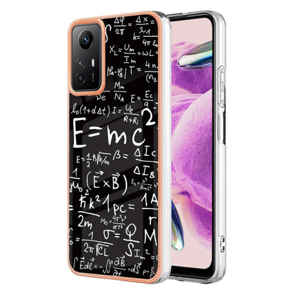 Xiaomi Redmi Note 12S 4G Electroplating Marble Dual-side IMD Phone Case(Equation) - Xiaomi Cases by buy2fix | Online Shopping UK | buy2fix