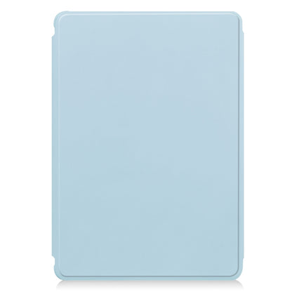 For Samsung Galaxy Tab S9 FE+ 360 Rotation Transparent Smart Leather Case(Sky Blue) - Galaxy Tab S9 FE+ by buy2fix | Online Shopping UK | buy2fix