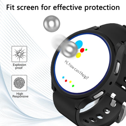 For Samsung Galaxy Watch 6 40mm Half-inclusive PC Watch Protective Case(White) - Watch Cases by buy2fix | Online Shopping UK | buy2fix