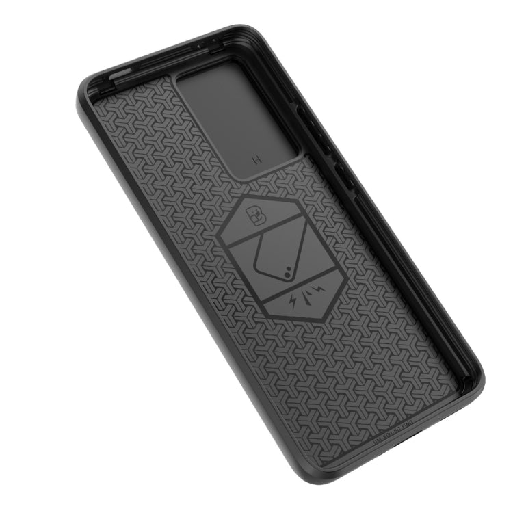 For Xiaomi Redmi K60 5G Sliding Camshield TPU + PC Shockproof Phone Case with Holder(Grey) - Xiaomi Cases by buy2fix | Online Shopping UK | buy2fix