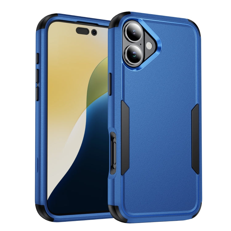 For iPhone 16 Plus Commuter Shockproof TPU + PC Phone Case(Royal Blue+Black) - iPhone 16 Plus Cases by buy2fix | Online Shopping UK | buy2fix