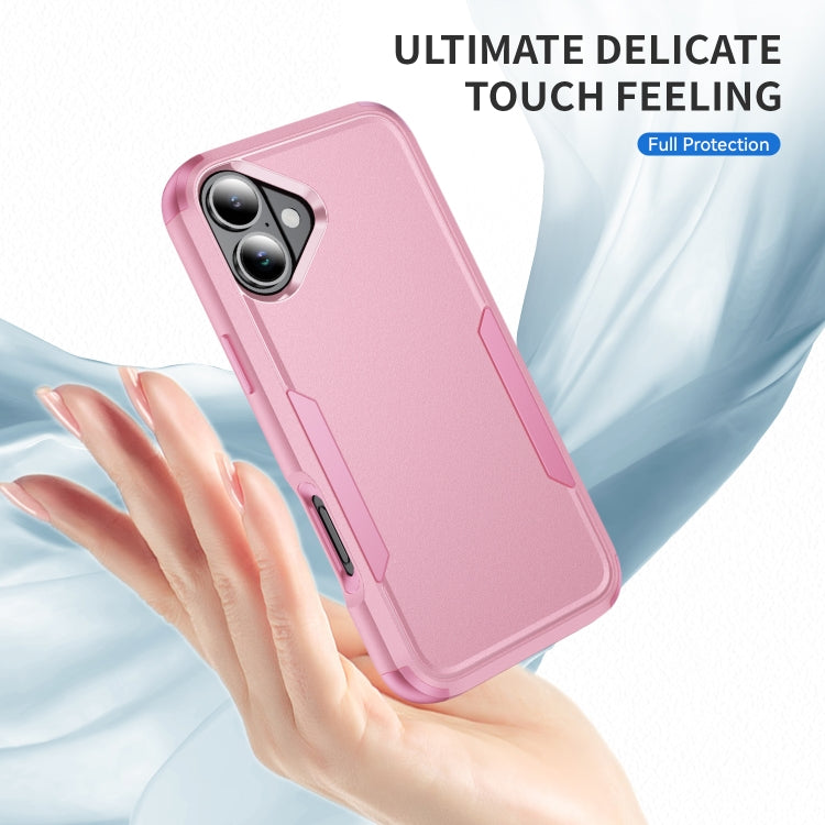 For iPhone 16 Plus Commuter Shockproof TPU + PC Phone Case(Pink) - iPhone 16 Plus Cases by buy2fix | Online Shopping UK | buy2fix