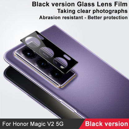 For Honor Magic V2 5G IMAK Rear Camera Lens Glass Film Black Version - Other by imak | Online Shopping UK | buy2fix