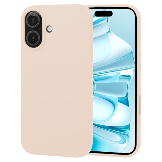 For iPhone 16 Plus GOOSPERY SOFT FEELING Liquid TPU Soft Phone Case(Apricot) - iPhone 16 Plus Cases by GOOSPERY | Online Shopping UK | buy2fix