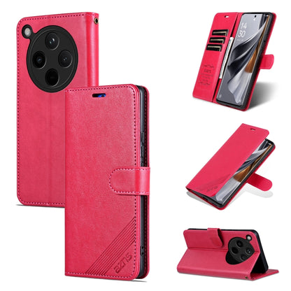 For OPPO Find X8 AZNS Sheepskin Texture Flip Leather Phone Case(Red) - Find X8 Cases by AZNS | Online Shopping UK | buy2fix