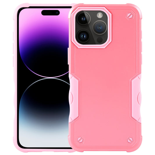 For iPhone 15 Pro Non-slip Shockproof Armor Phone Case(Pink) - iPhone 15 Pro Cases by buy2fix | Online Shopping UK | buy2fix