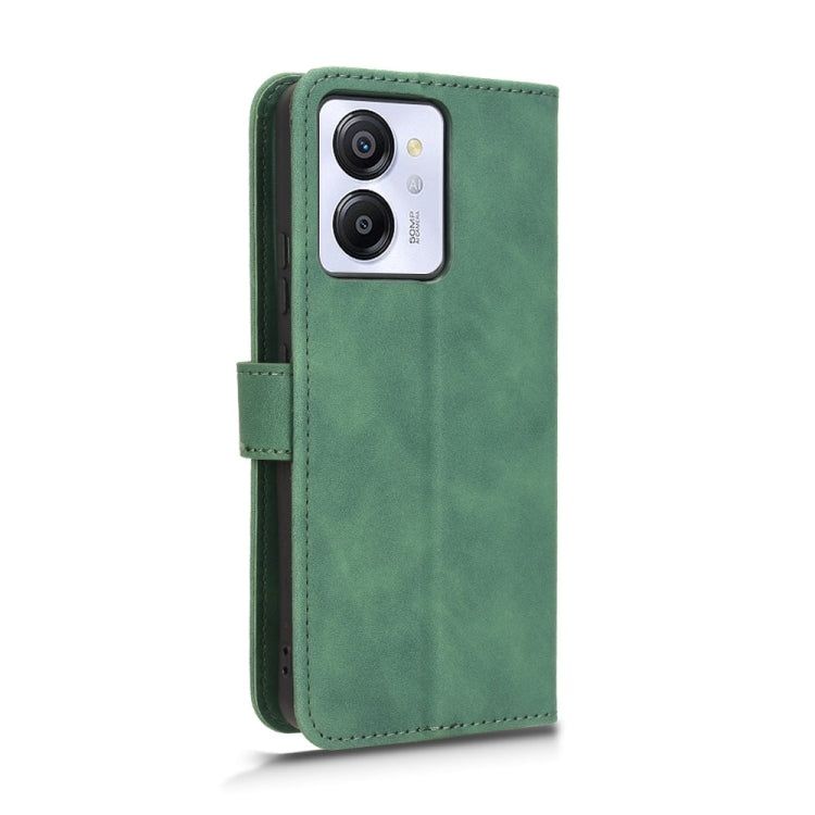 For Blackview Oscal Modern 8 / Color 8 Skin Feel Magnetic Flip Leather Phone Case(Green) - More Brand by buy2fix | Online Shopping UK | buy2fix