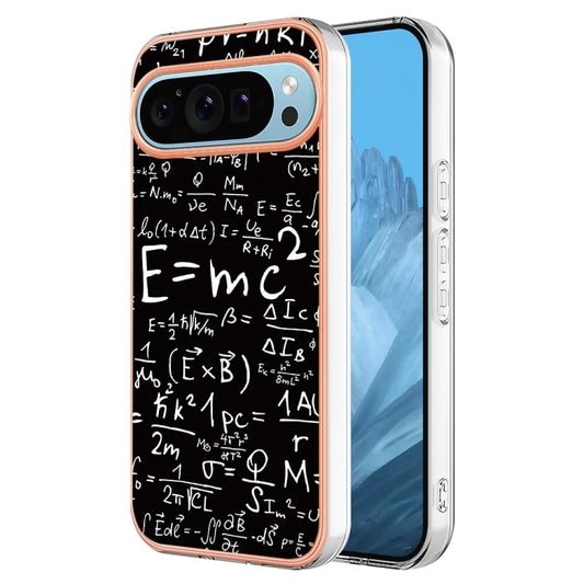 For Google Pixel 9 Pro XL Electroplating Dual-side IMD Phone Case(Equation) - Google Cases by buy2fix | Online Shopping UK | buy2fix