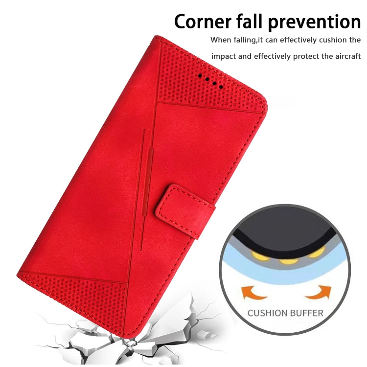 For Xiaomi Redmi K70 / K70 Pro Dream Triangle Leather Phone Case with Lanyard(Red) - K70 Pro Cases by buy2fix | Online Shopping UK | buy2fix