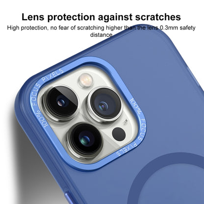 For iPhone 13 Pro MagSafe Frosted Translucent Mist Phone Case(Royal Blue) - iPhone 13 Pro Cases by buy2fix | Online Shopping UK | buy2fix