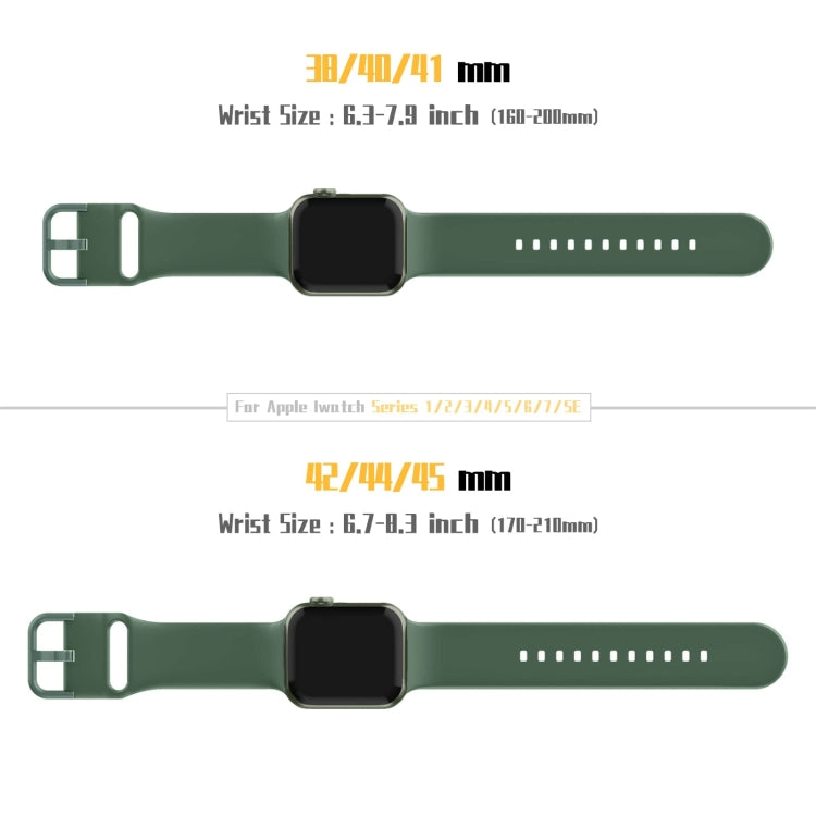 For Apple Watch 5 44mm Pin Buckle Silicone Watch Band(Clover) - Watch Bands by buy2fix | Online Shopping UK | buy2fix