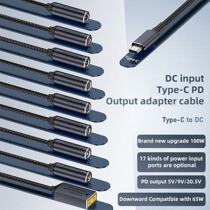 DC 5.5 x 2.5mm to USB-C / Type-C Male 100W Computer Charging Adapter Connector - Universal Power Adapter by buy2fix | Online Shopping UK | buy2fix