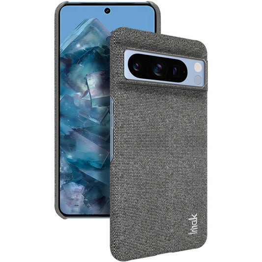 For Google Pixel 8 Pro imak Ruiyi Series Cloth Texture PU + PC Phone Case(Dark Grey) - Google Cases by imak | Online Shopping UK | buy2fix