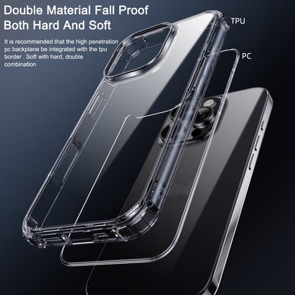 For iPhone 16 Plus iPAKY Crystal Clear Series Shockproof PC + TPU Protective Phone Case(Transparent) - More iPhone Cases by iPAKY | Online Shopping UK | buy2fix