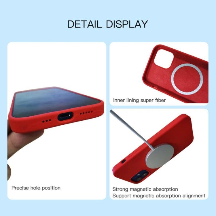 For iPhone 16 Plus Liquid Silicone Full Coverage MagSafe Phone Case(Red) - iPhone 16 Plus Cases by buy2fix | Online Shopping UK | buy2fix