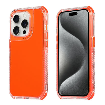 For iPhone 16 Pro Max Dreamland 3 in 1 Clear Color Transparent Frame PC + TPU Phone Case(Orange) - iPhone 16 Pro Max Cases by buy2fix | Online Shopping UK | buy2fix