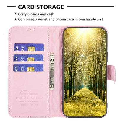 For Honor X9b/Magic6 Lite 5G Diamond Lattice Wallet Flip Leather Phone Case(Pink) - Honor Cases by buy2fix | Online Shopping UK | buy2fix