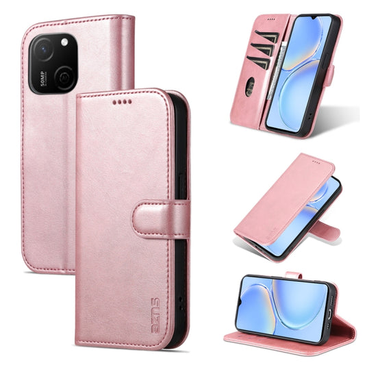 For Huawei Maimang A20 AZNS Skin Feel Calf Texture Flip Leather Phone Case(Rose Gold) - Huawei Cases by AZNS | Online Shopping UK | buy2fix