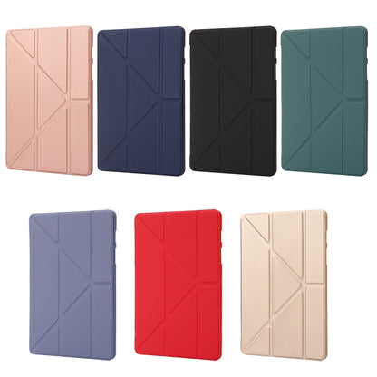 For Samsung Galaxy Tab S9+ Deformation Silicone Leather Tablet Case(Dark Blue) - Galaxy Tab S9+ Cases by buy2fix | Online Shopping UK | buy2fix