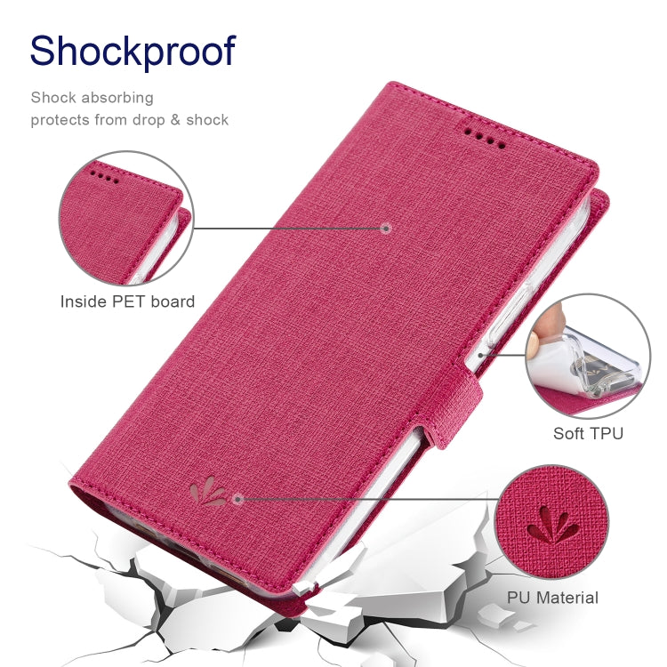 For iPhone 15 Pro ViLi K Series Dual-side Buckle Magsafe Leather Phone Case(Rose Red) - iPhone 15 Pro Cases by ViLi | Online Shopping UK | buy2fix