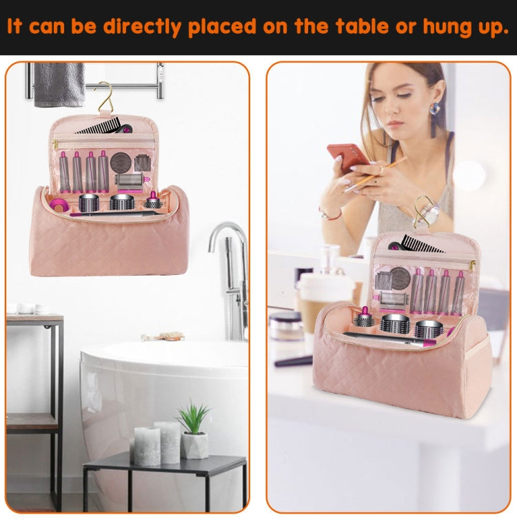 Hanging Portable Stand Accessories Storage Bag for Dyson(Pink) - Storage Bags by buy2fix | Online Shopping UK | buy2fix