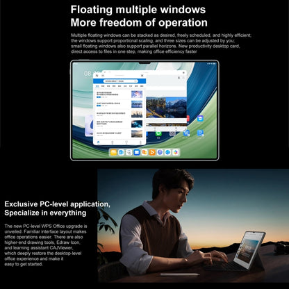 HUAWEI MatePad Pro 13.2 inch WiFi, 12GB+256GB, HarmonyOS 4 Hisilicon Kirin 9000S 12-core, Not Support Google Play(White) - Huawei by Huawei | Online Shopping UK | buy2fix
