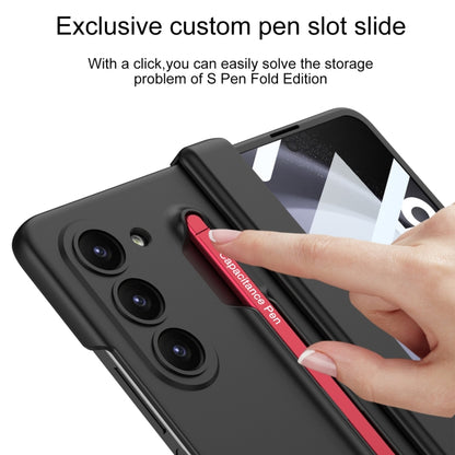 For Samsung Galaxy Z Fold5 5G GKK Integrated Fold Hinge Phone Case with Pen Slots, No Include Pen(Black) - Galaxy Z Fold5 Cases by GKK | Online Shopping UK | buy2fix