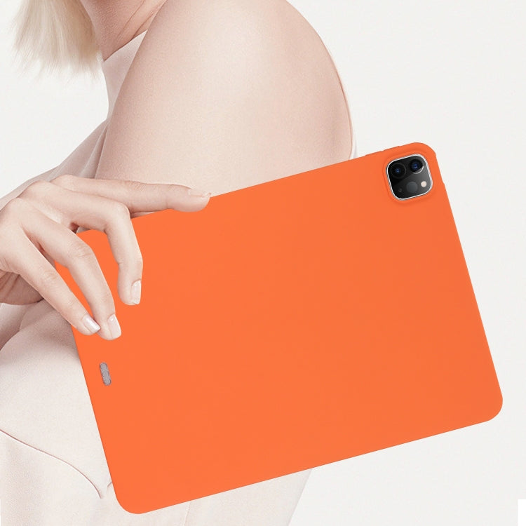 For Xiaomi Pad 6s Pro Oil Spray Skin-friendly TPU Tablet Case(Orange) - More Tablet Cases by buy2fix | Online Shopping UK | buy2fix