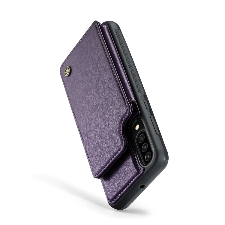 For Samsung Galaxy A30s/A50s/A50 CaseMe C22 Card Slots Holder RFID Anti-theft Phone Case(Purple) - Galaxy Phone Cases by CaseMe | Online Shopping UK | buy2fix