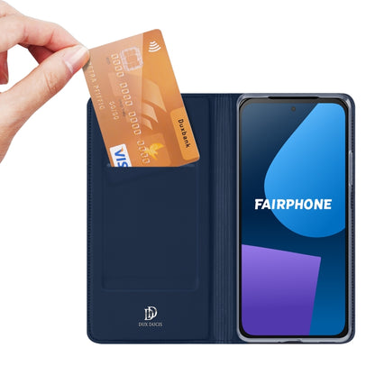 For Fairphone 5 DUX DUCIS Skin Pro Series Flip Leather Phone Case(Blue) - More Brand by DUX DUCIS | Online Shopping UK | buy2fix