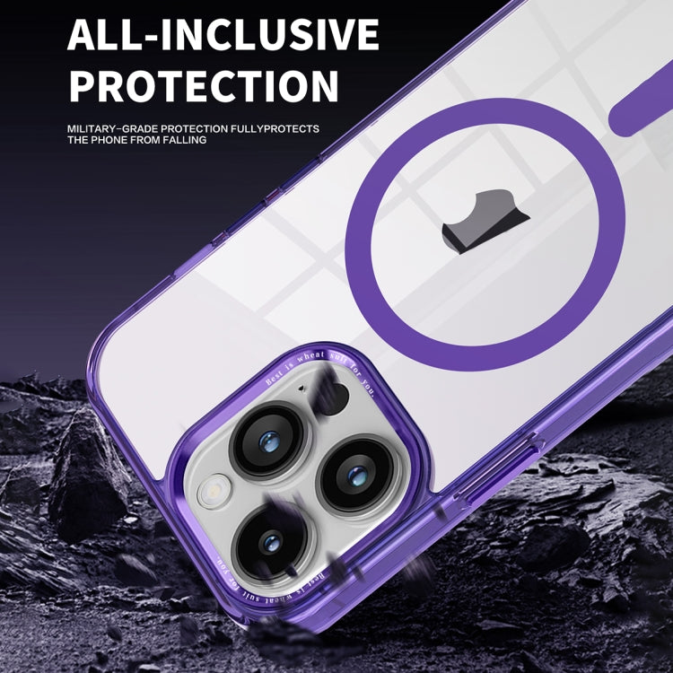 For iPhone 13 Pro Ice Color Magnetic Series PC + Acrylic Magsafe Phone Case(Transparent) - iPhone 13 Pro Cases by buy2fix | Online Shopping UK | buy2fix