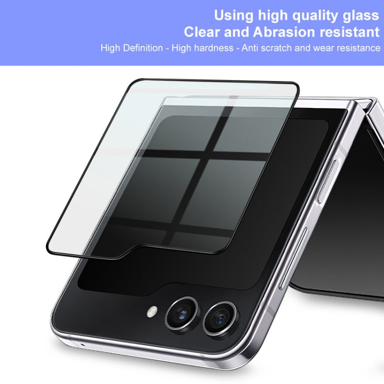 For Samsung Galaxy Z Flip5 5G IMAK Full Coverage Tempered Back Glass Film Set - Galaxy Z Flip5 5G Tempered Glass by imak | Online Shopping UK | buy2fix