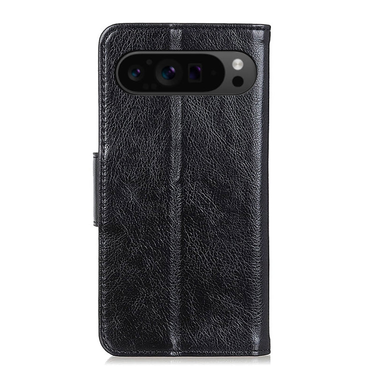 For Google Pixel 9 Pro Nappa Texture Horizontal Flip Leather Phone Case(Black) - Google Cases by buy2fix | Online Shopping UK | buy2fix