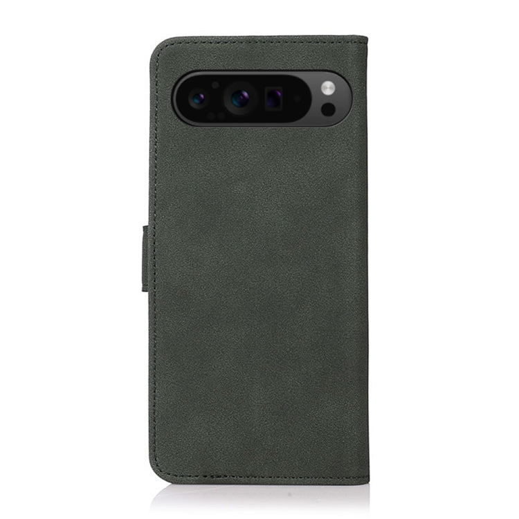 For Google Pixel 9 Pro KHAZNEH Matte Texture Leather Phone Case(Green) - Google Cases by buy2fix | Online Shopping UK | buy2fix