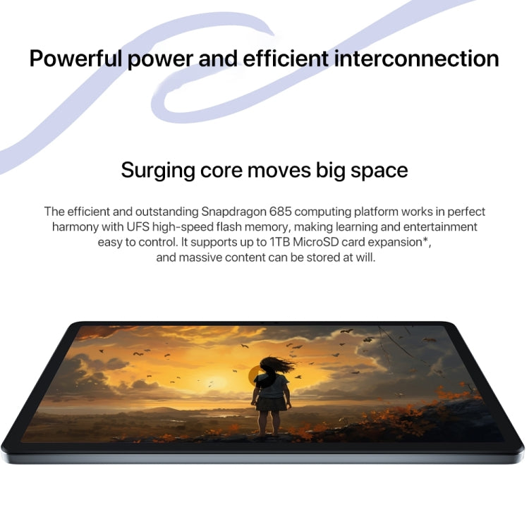 Lenovo Xiaoxin Pad 2024 11 inch WiFi Tablet, 8GB+128GB, Android 13, Qualcomm Snapdragon 685 Octa Core, Support Face Identification(Purple) - Lenovo by Lenovo | Online Shopping UK | buy2fix