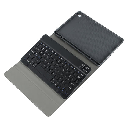 For Samsung Galaxy Tab A9+ Square Cap Bluetooth Keyboard Leather Case with Pen Slot(Dark Blue) - Samsung Keyboard by buy2fix | Online Shopping UK | buy2fix