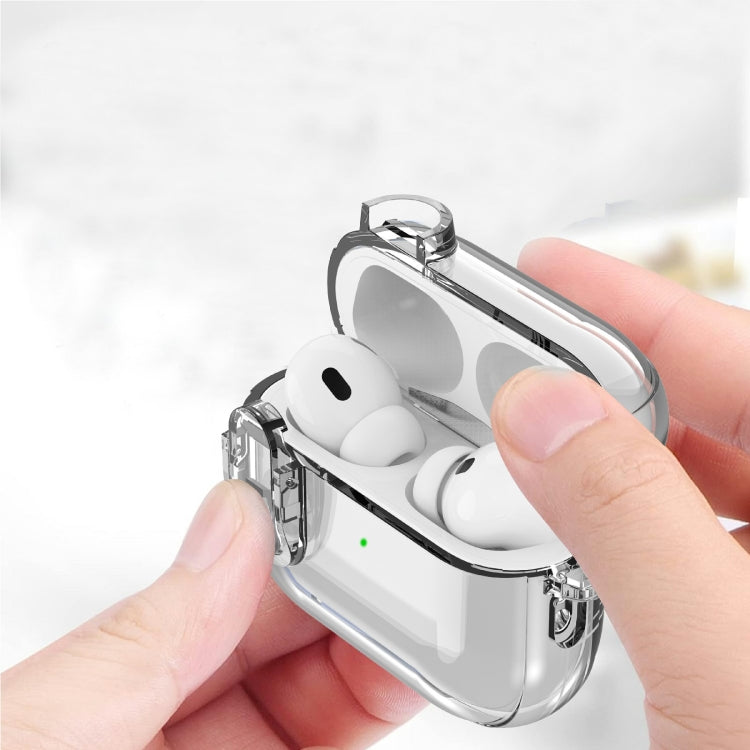 For AirPods Pro 2 Ice Crystals Shockproof Earphone Protective Case(Transparent) - For AirPods Pro 2 by buy2fix | Online Shopping UK | buy2fix