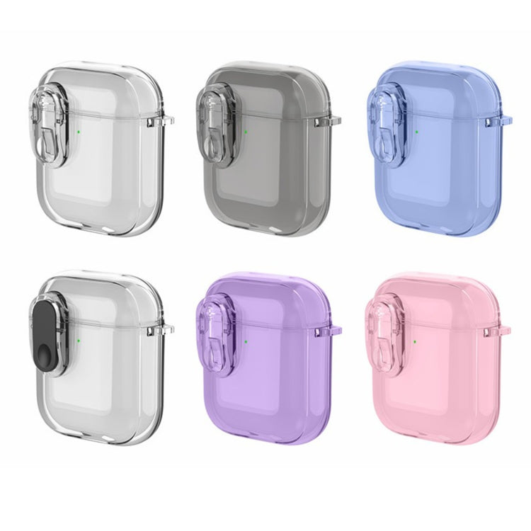 For AirPods 1 / 2 Ice Crystals Shockproof Earphone Protective Case(Grey) - For AirPods 1/2 by buy2fix | Online Shopping UK | buy2fix