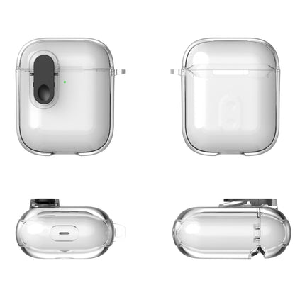 For AirPods 1 / 2 Ice Crystals Shockproof Earphone Protective Case(Grey) - For AirPods 1/2 by buy2fix | Online Shopping UK | buy2fix