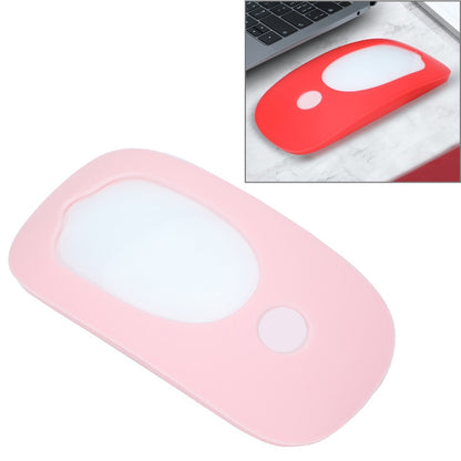 For Apple Magic Mouse 1 / 2 Mouse Silicone Protective Case(Pink) - Protective Bags by buy2fix | Online Shopping UK | buy2fix