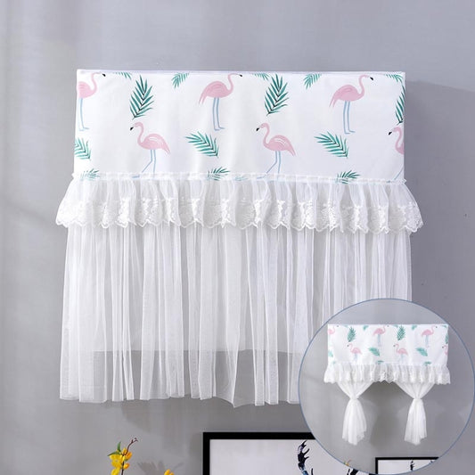 Do Not Take Dust-proof And Anti Direct Blowing Simple Wind Hanging Machine Air Conditioner Moon Cover, Size:Width 98 × Thickness 20 × Height 90cm(Flamingo) - Dust Covers by buy2fix | Online Shopping UK | buy2fix