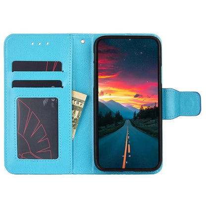 For Motorola Moto G Play 4G 2024 Crystal Texture Leather Phone Case(Sky Blue) - Motorola Cases by buy2fix | Online Shopping UK | buy2fix