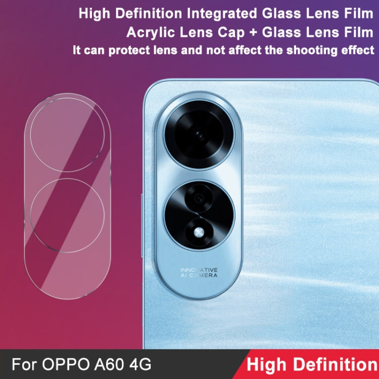 For OPPO A60 4G imak Integrated Rear Camera Lens Tempered Glass Film - For OPPO by imak | Online Shopping UK | buy2fix