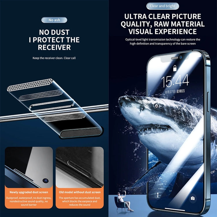 For iPhone 12 Pro Max 25pcs Anti-peeping Fast Attach Dust-proof Anti-static Tempered Glass Film - iPhone 12 Pro Max Tempered Glass by buy2fix | Online Shopping UK | buy2fix