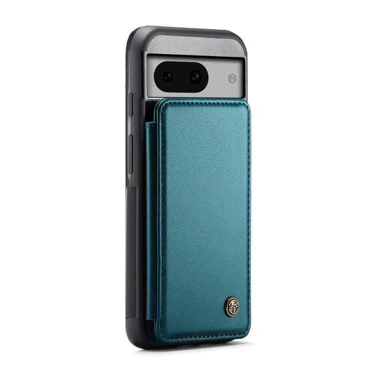 For Google Pixel 8a CaseMe C22 Card Slots Holder RFID Anti-theft Phone Case(Blue Green) - Google Cases by CaseMe | Online Shopping UK | buy2fix