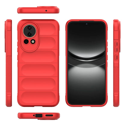 For Huawei nova 12 5G Magic Shield TPU + Flannel Phone Case(Red) - Huawei Cases by buy2fix | Online Shopping UK | buy2fix