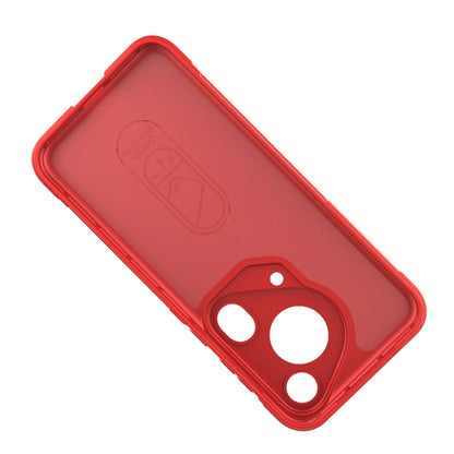 For Huawei Pura 70 Ultra Magic Shield TPU + Flannel Phone Case(Red) - Huawei Cases by buy2fix | Online Shopping UK | buy2fix