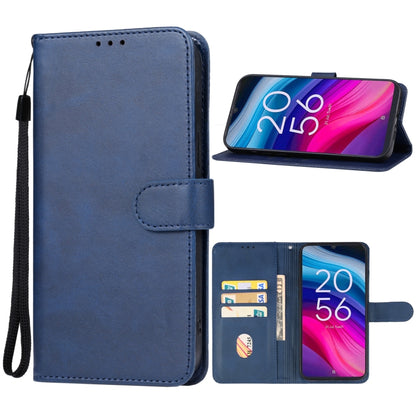 For TCL 505 Leather Phone Case(Blue) - More Brand by buy2fix | Online Shopping UK | buy2fix